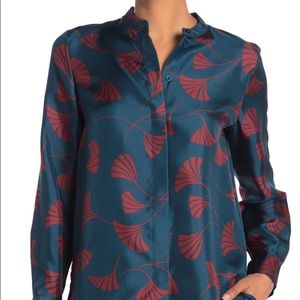 Lafayette 148 New York Brayden Silk Blouse